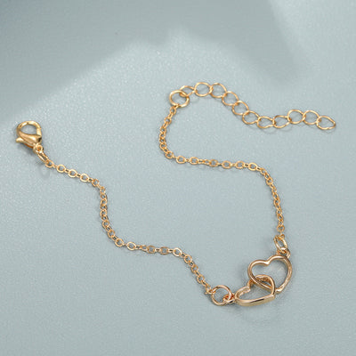 Women's Fashion Alloy Heart Shaped Bracelet