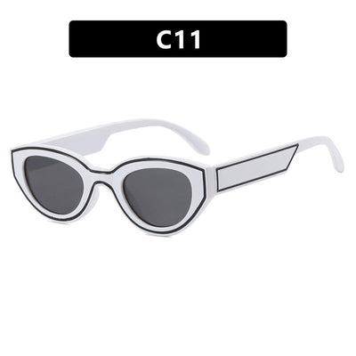 European And American Vintage Sunglasses Personalized Street Shot